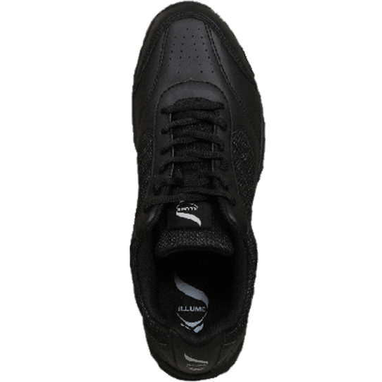 Illume Unisex Black School Shoes with Lace - Image 2