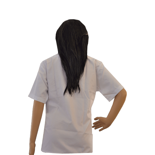 Girls White Regular Fit Blouse (3rd To 10th) - Image 4
