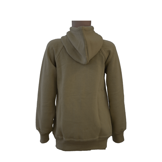 Unisex Beige Hooded Sweatshirt (All Grades) - Image 4