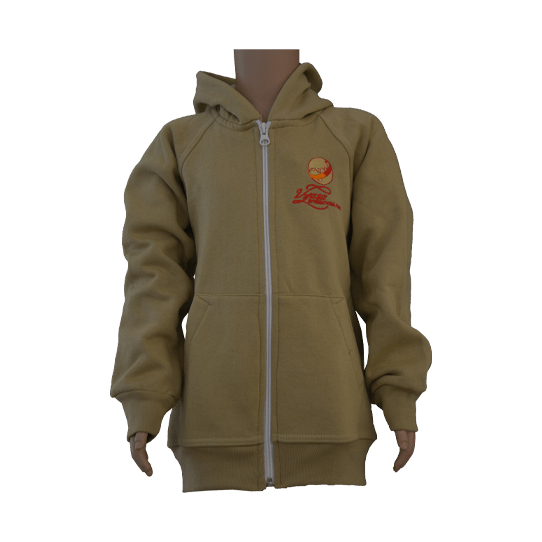 Unisex Beige Hooded Sweatshirt (All Grades)
