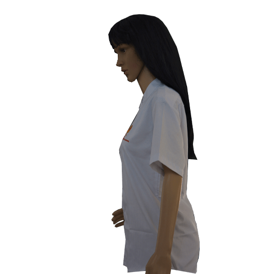 Girls White Regular Fit Blouse (3rd To 10th) - Image 2