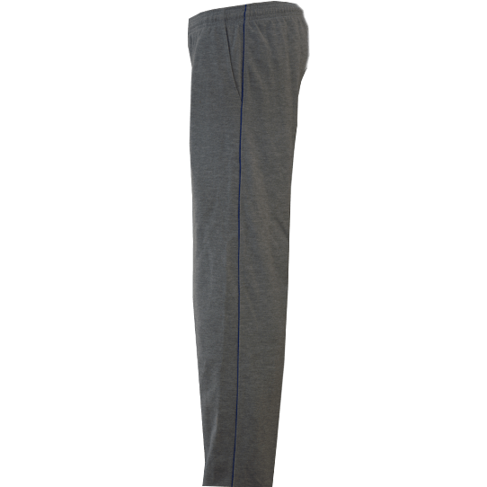 Unisex Grey Royal Blue Side Line Track Pants (From 3rd To 10th Grade) - Image 2