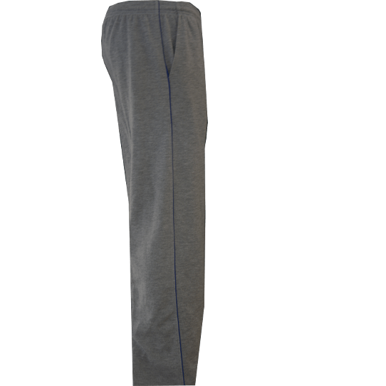 Unisex Grey with Navy Blue Side Line Track Pants (PreKg To 2nd and 11th-12th CBSE) - Image 3