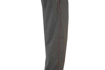 Girls Pre Nursery, LKG, UKG, 1st, 2nd,11th & 12th Grade CBSE Grey with Red Side Line Track Pants - Image 4